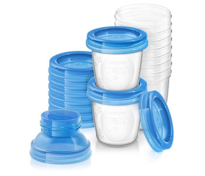 PHILIPS AVENT Šolje sa poklopcima i adapterima, VIA 1602, 10 komada