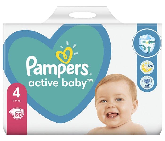 Pampers Pelene Active Baby 4, GP, 9-14 kg, 90/1