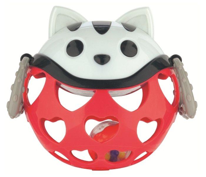 CANPOL BABIES Interaktivna igračka sa zvečkom Cat crvena