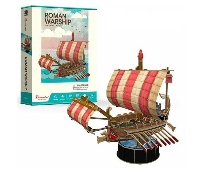 CUBIC FUN Puzzle 3D Roman Warship T4032h
