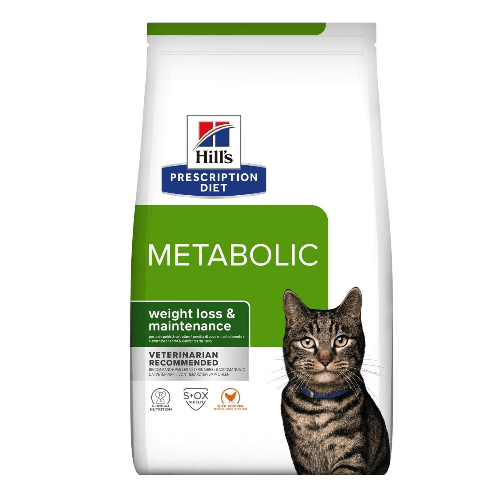 Hill's Prescription Diet Metabolic Medicinska suva hrana za mačke za regulaciju telesne težine sa piletinom 1.5 kg