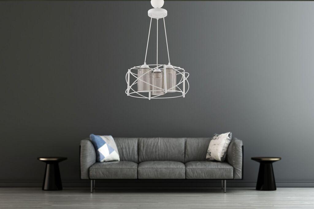 Opviq Luster Dratkruh Glass, Sivi