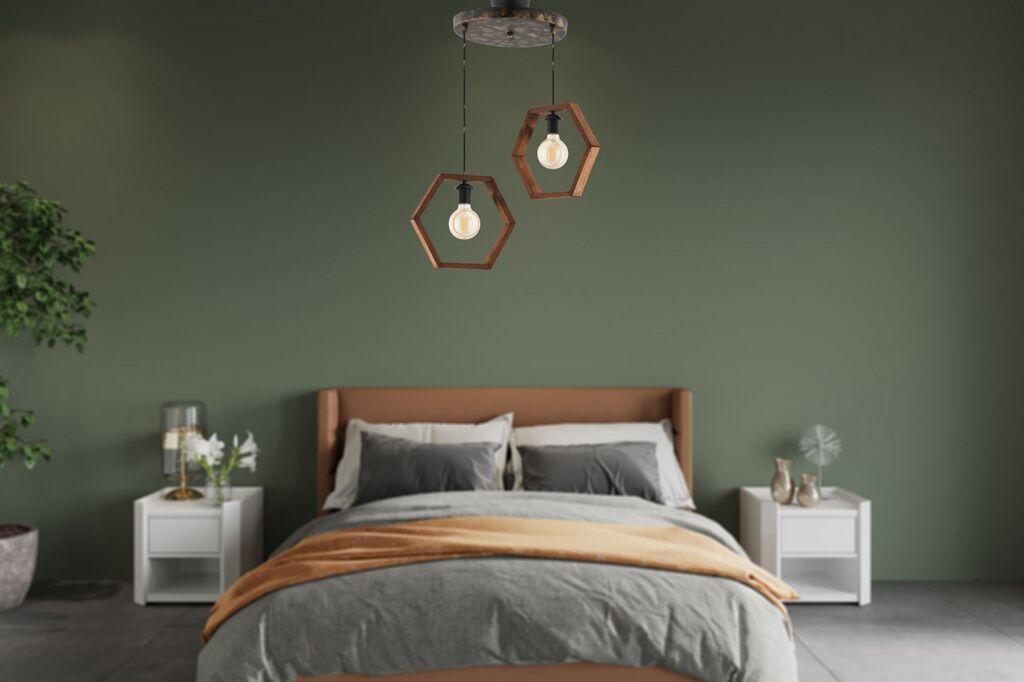 Opviq Luster Hexagon Double Dark G, Crni