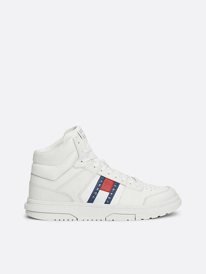 Tommy Jeans Muške duboke patike, Bele