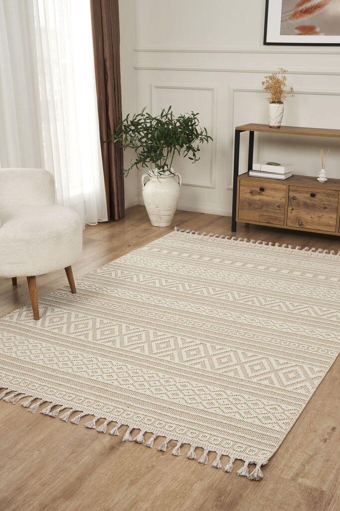 Conceptum Hypnose Tepih Beverly 2213, 60x100 cm, Beli