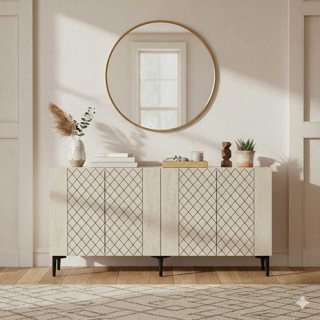 Hanah Home Komoda Resso 150, Bež