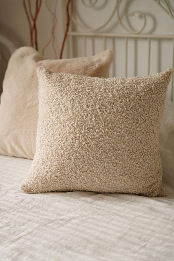 Aberto Design Dekorativni jastuk Teddy, 43x43 cm, Bež