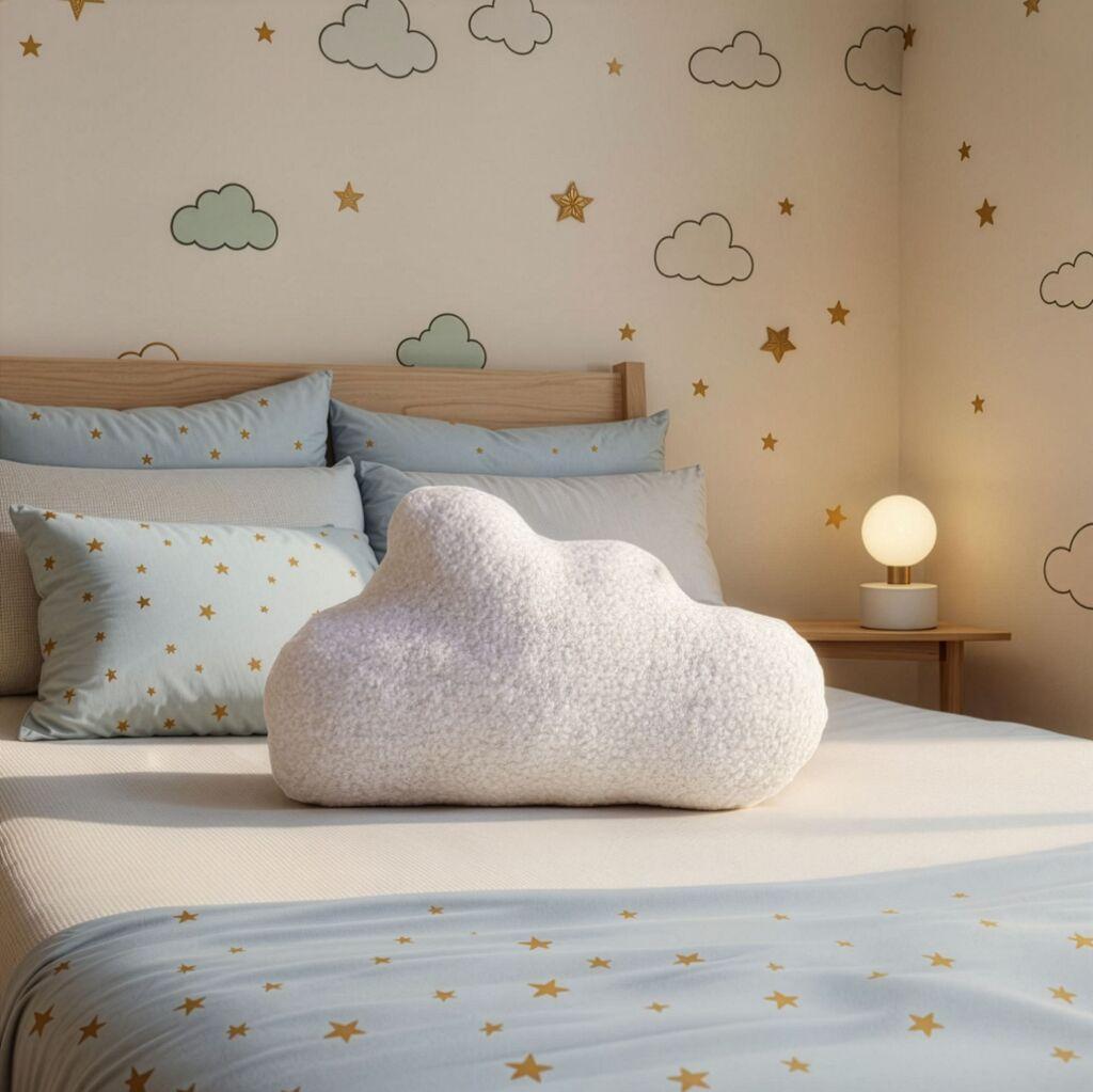 Aberto Design Dekorativni jastuk Cloud, 47x27 cm, Beli