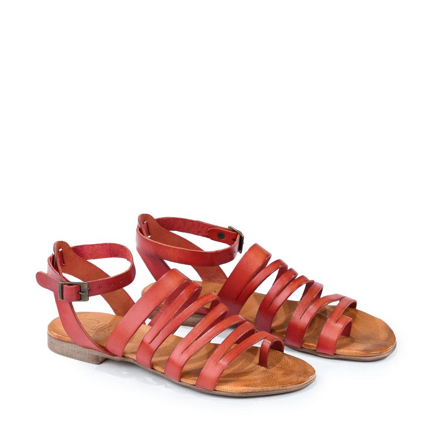 SILKO Ženske sandale PM35G, Crvene