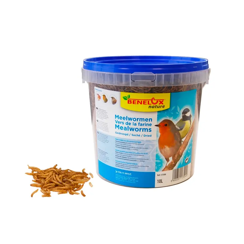 BENELUX Sušeni crvići za divlje ptice, 10 l