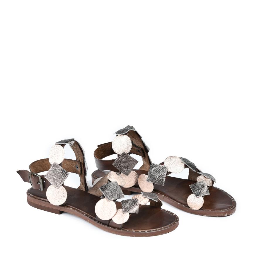 SILKO Ženske sandale PM34/B, Braon