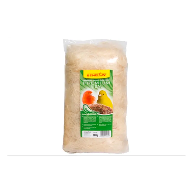 BENELUX Materijal za gnezdo Sisal, 500 g, Krem