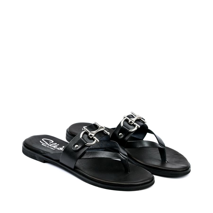 SILKO Ženske papuče P40 G, Crne