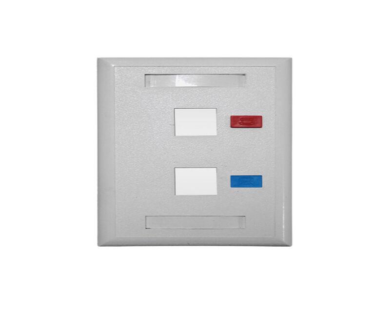 Maxpro Line Modularna utičnica za 2x RJ45 modula, 120mm