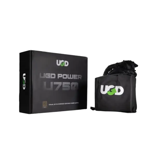 UGD Napajanje U750W, 750W, 12cm, 20+4pin, 4+4pin, 6xSATA, 2xIDE, 4x6+2pin