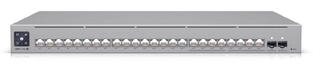Ubiquiti LAN switch UniFi USW-PRO-MAX-24-PoE, 16x1G, PoE, 8x2.5G, 2x10G, SFP/400w