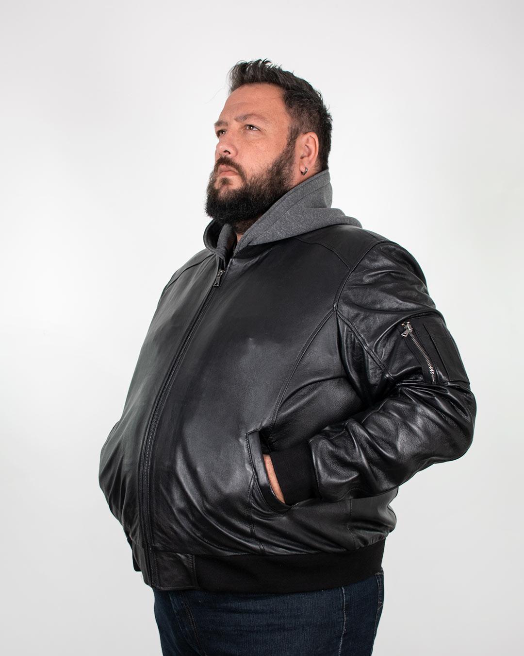 LA FORCE Muška kožna jakna Big Tom, Braon