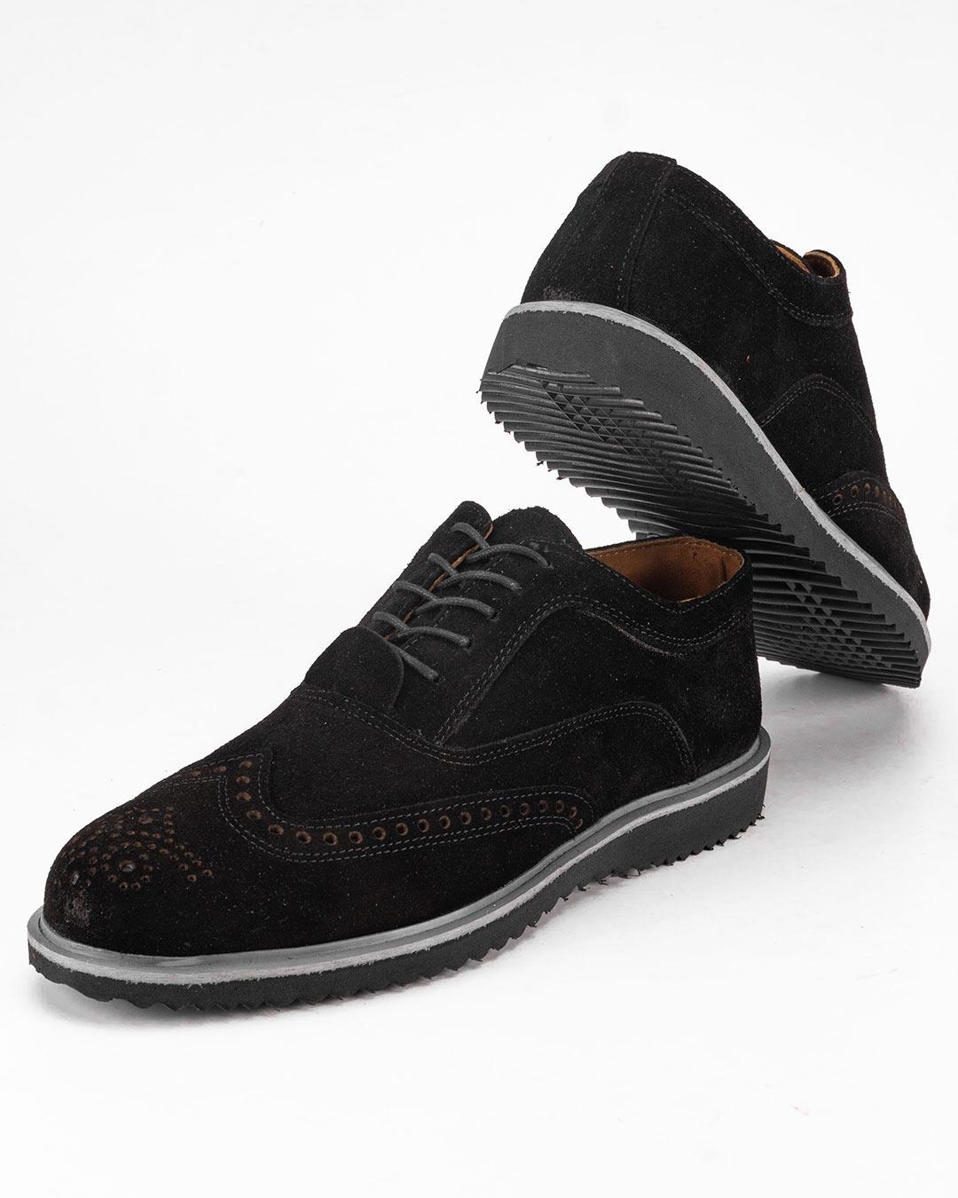 LA FORCE Muške kožne cipele YK-4914-1, Crne