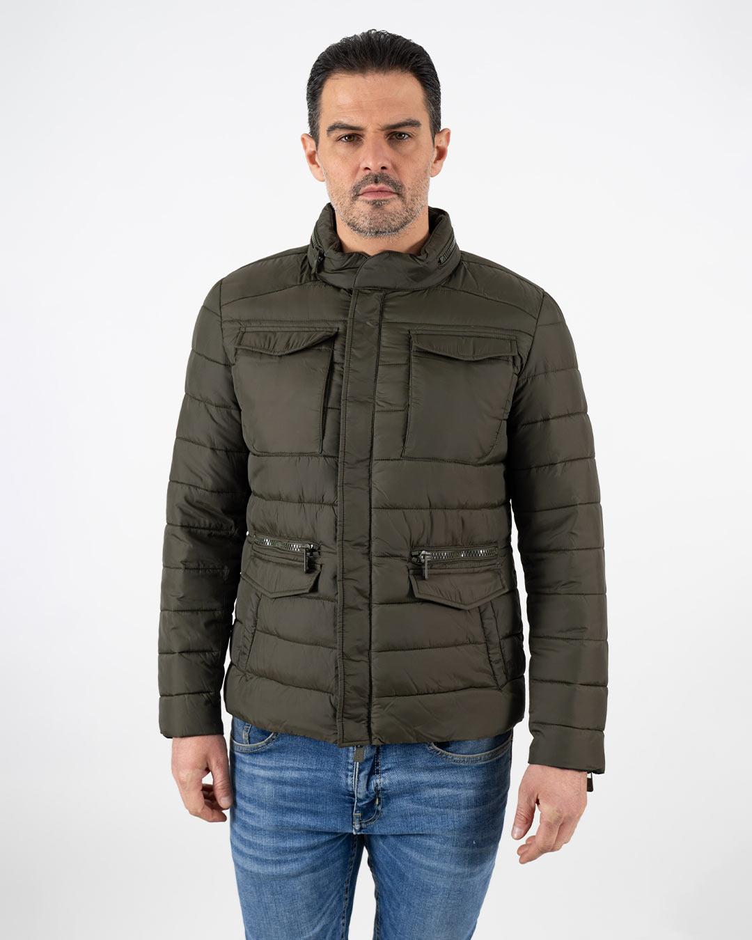 INVENTO Muška jakna Daniel, Maslinasta