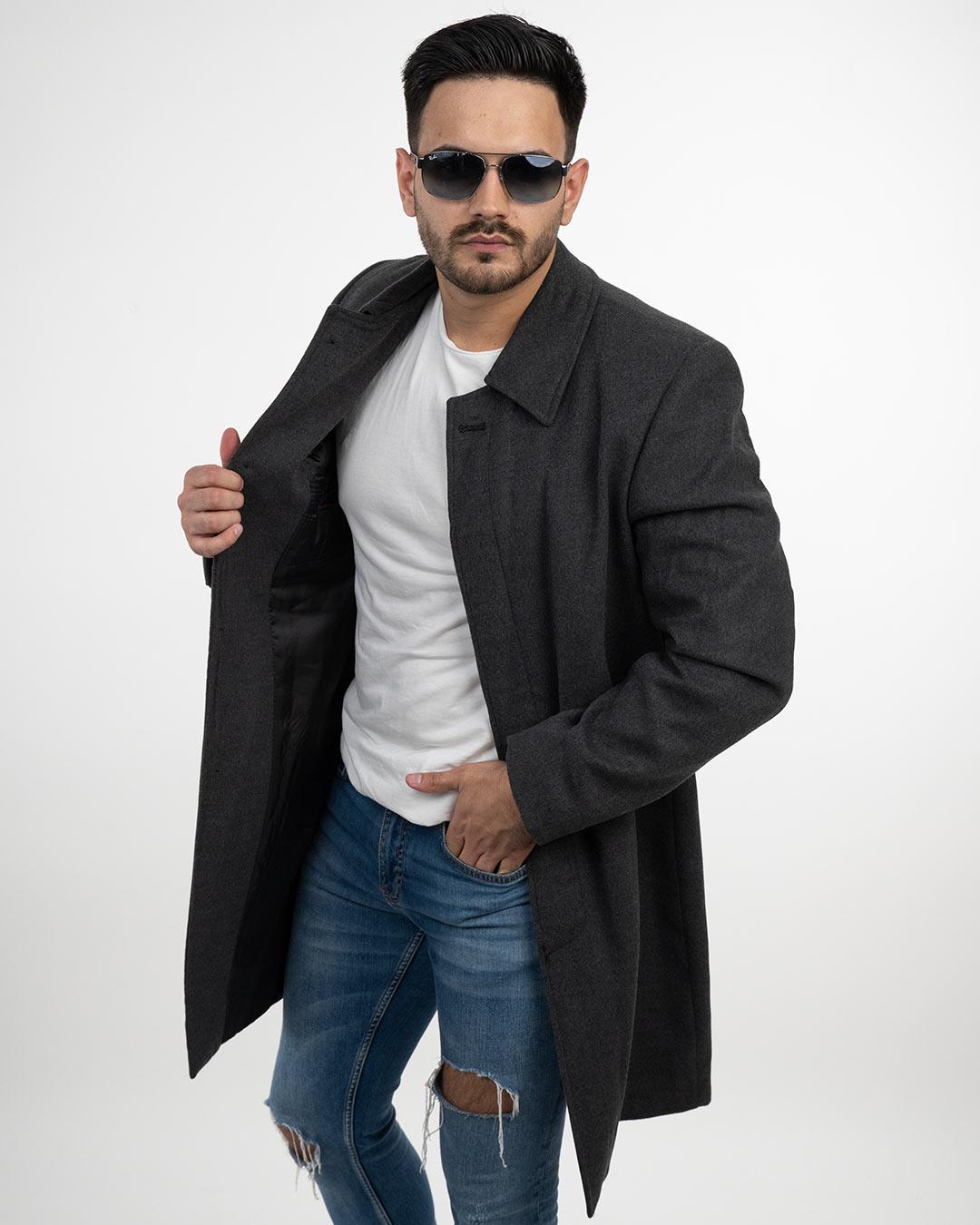 LA FORCE Muški kaput PC-456, Tamno sivi