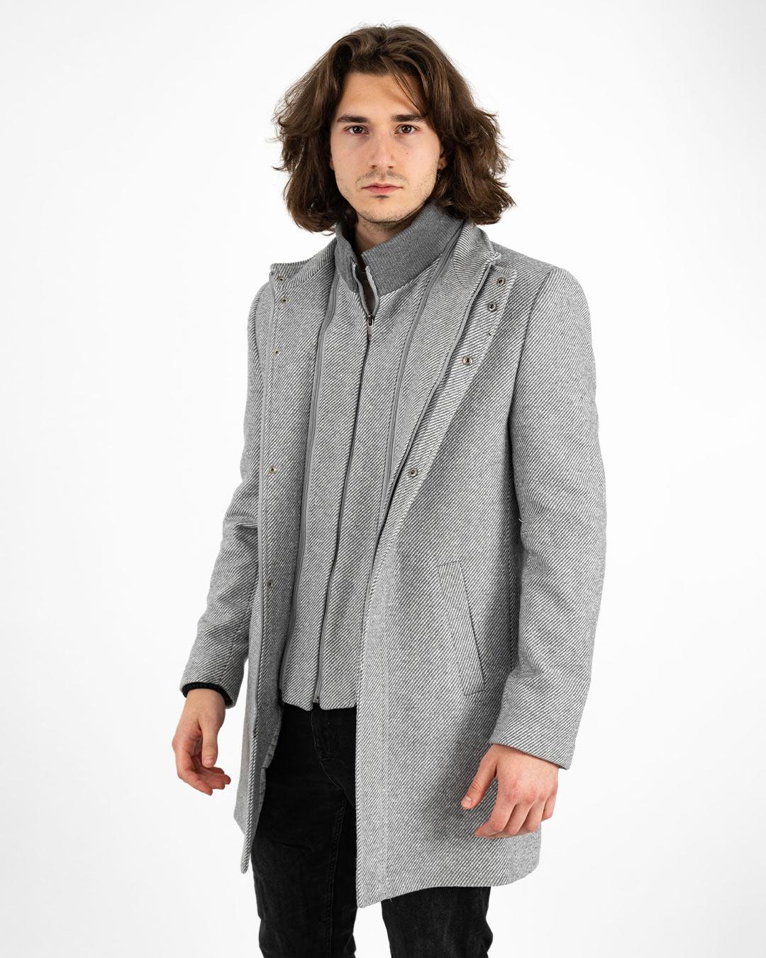 LA FORCE Muški kaput CM-N5013, Sivi