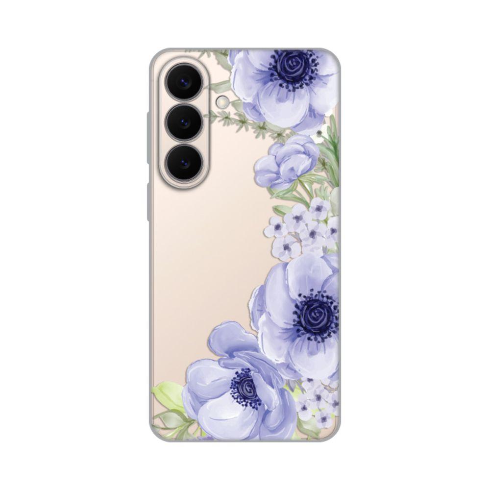 Maska za Samsung Galaxy S26 Plus, Blue Roses, Silikonska, Print Skin
