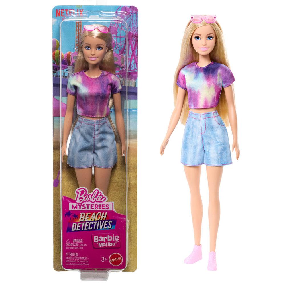 Barbie Lutka Beach detectives