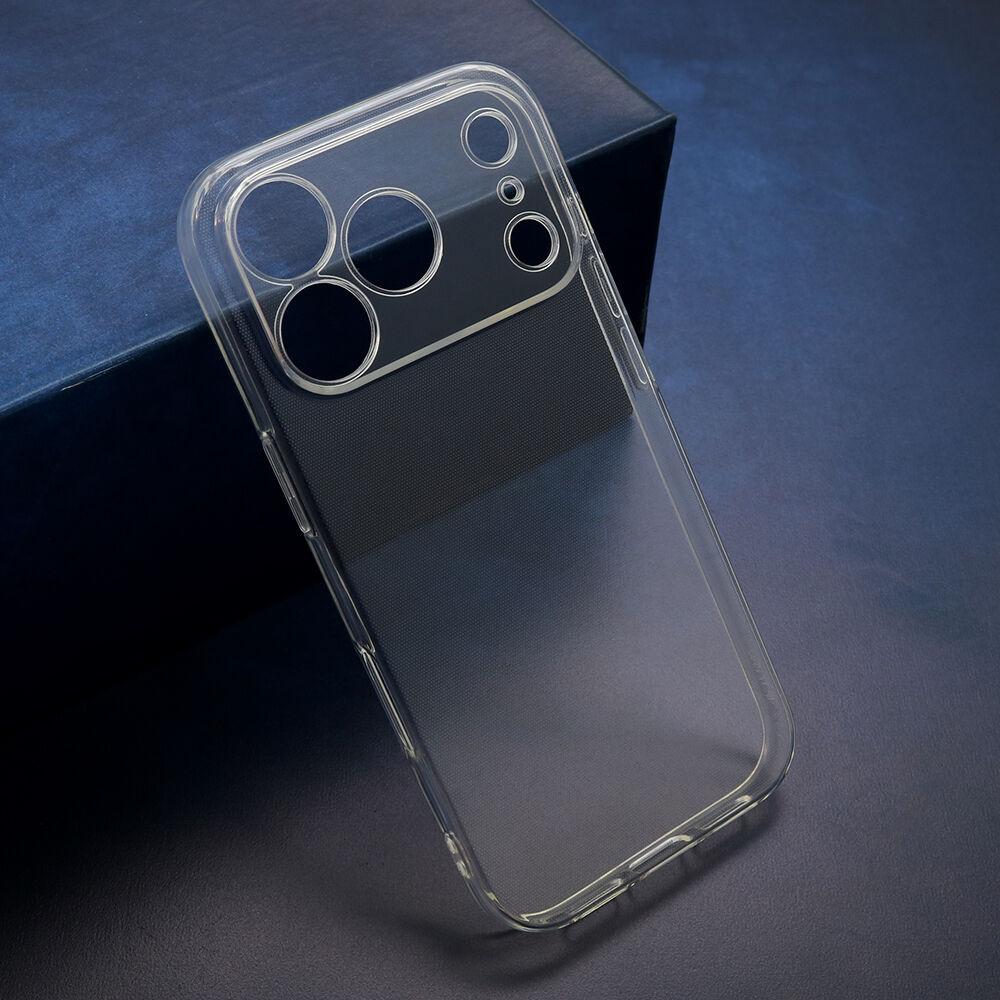 Maska za iPhone 17 Pro Clear, Silikonska, Providna