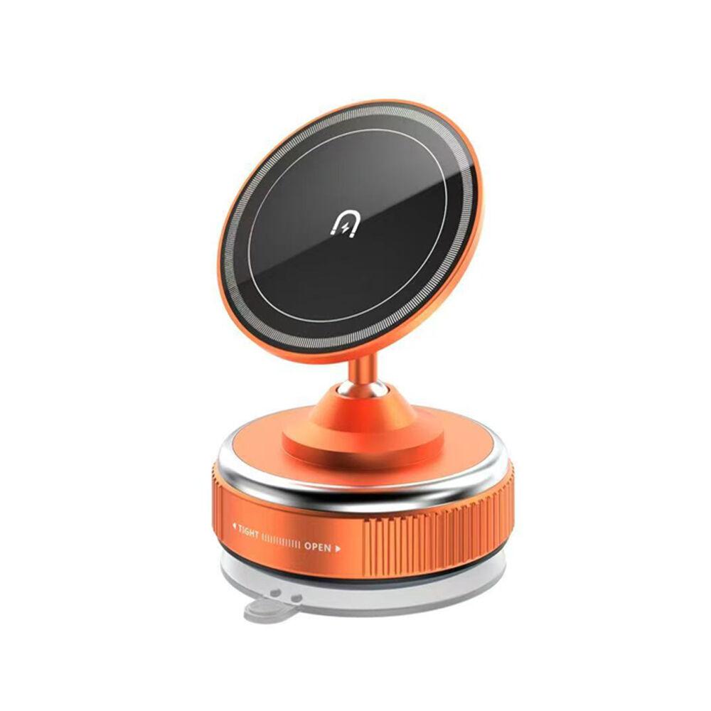 Držač za mobilni telefon OH-X18, Magnet i vakuum, Narandžasti