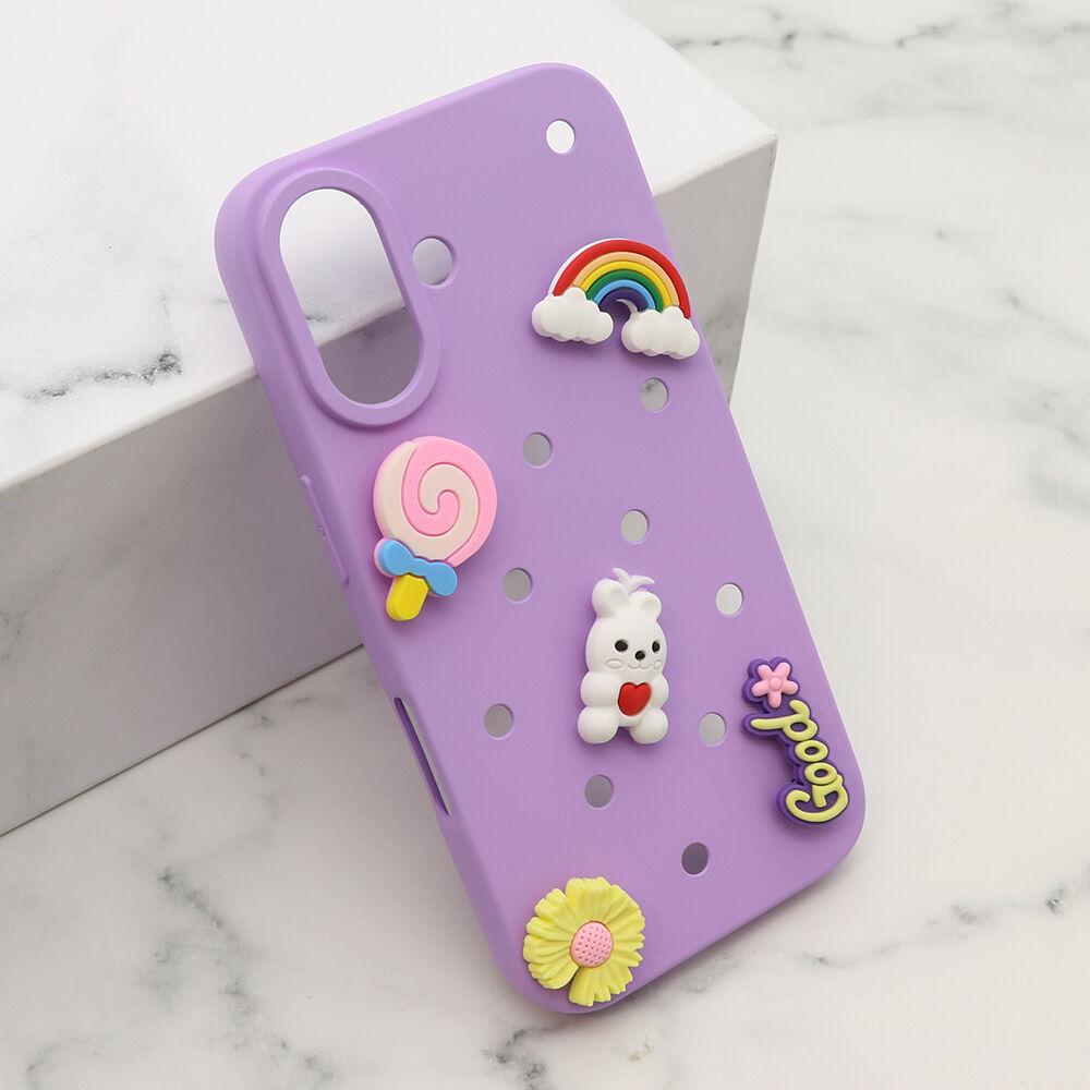 Maska za iPhone 16 Toy, Ljubičasta