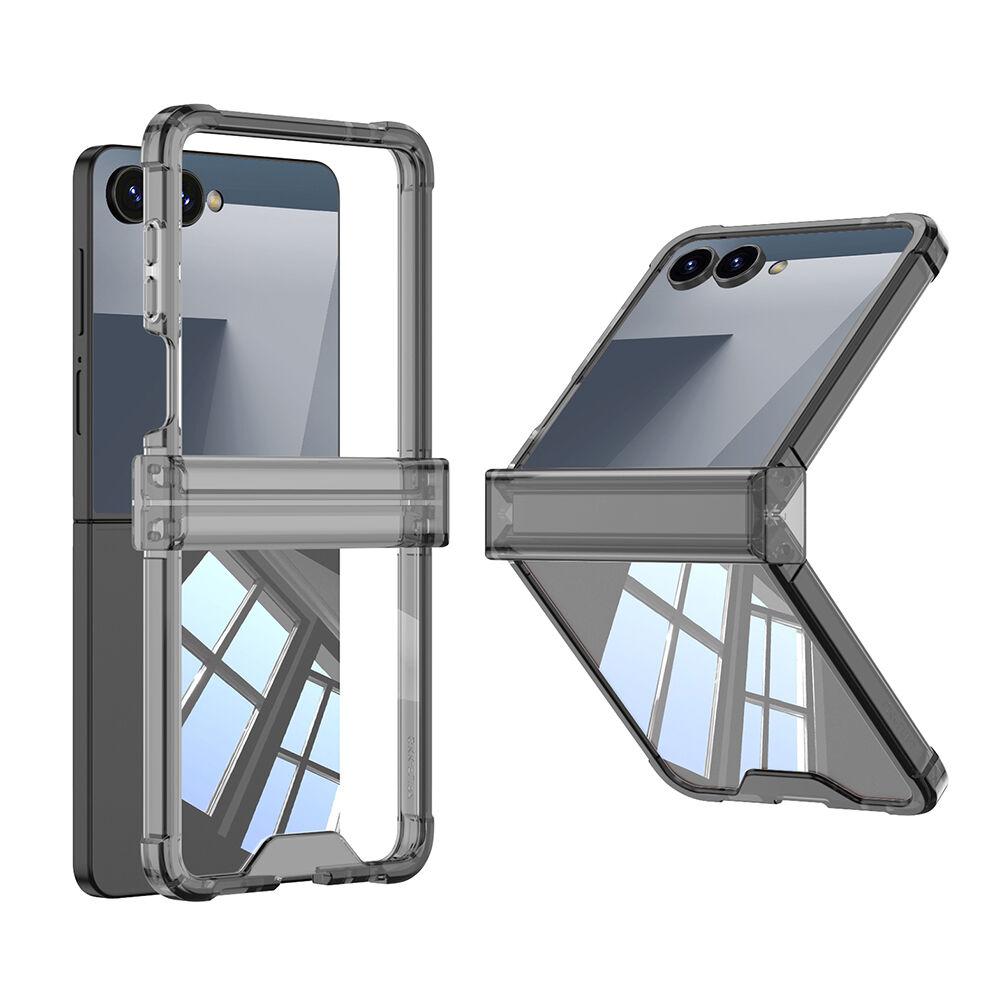 Maska za Samsung Galaxy Z Flip 7 5G Transparent Color Line, GKK case, Crna