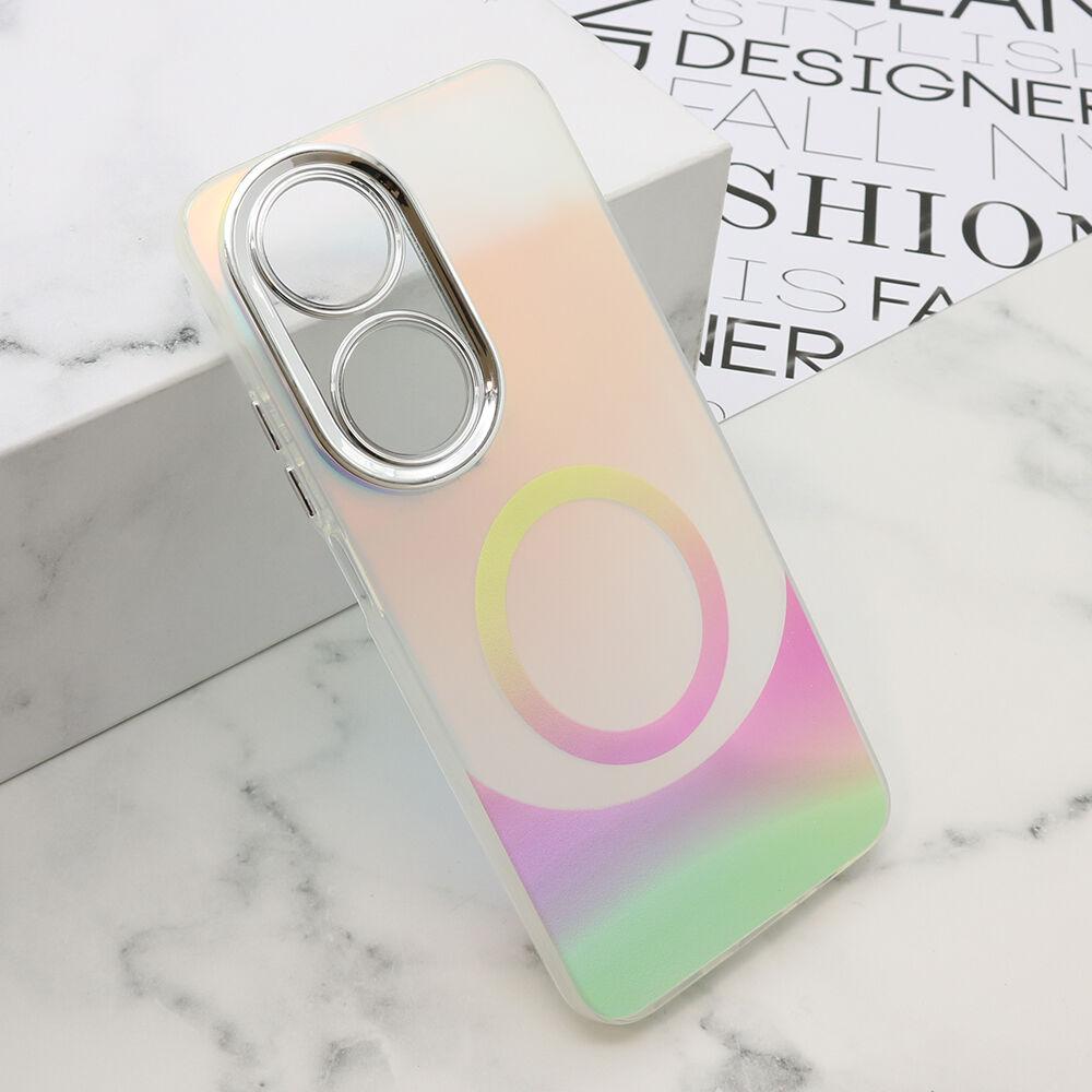 Maska za Honor X7b Spectrum Rings, Bela