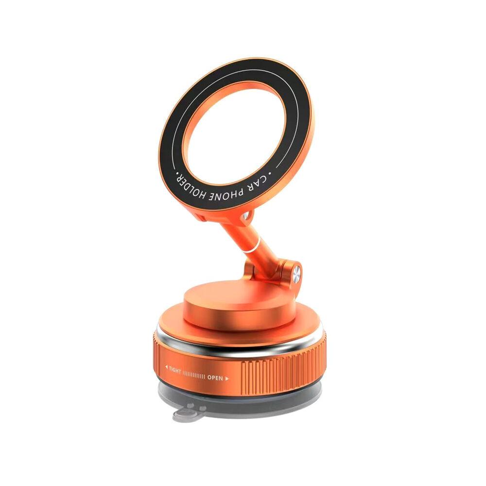 Držač za mobilni telefon OH-X17, Magnet i vakuum, Narandžasti