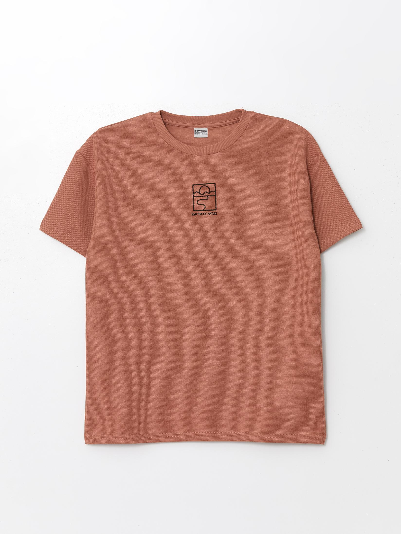 LC Waikiki Majica za dečake S4MU66Z4-RJB, Braon