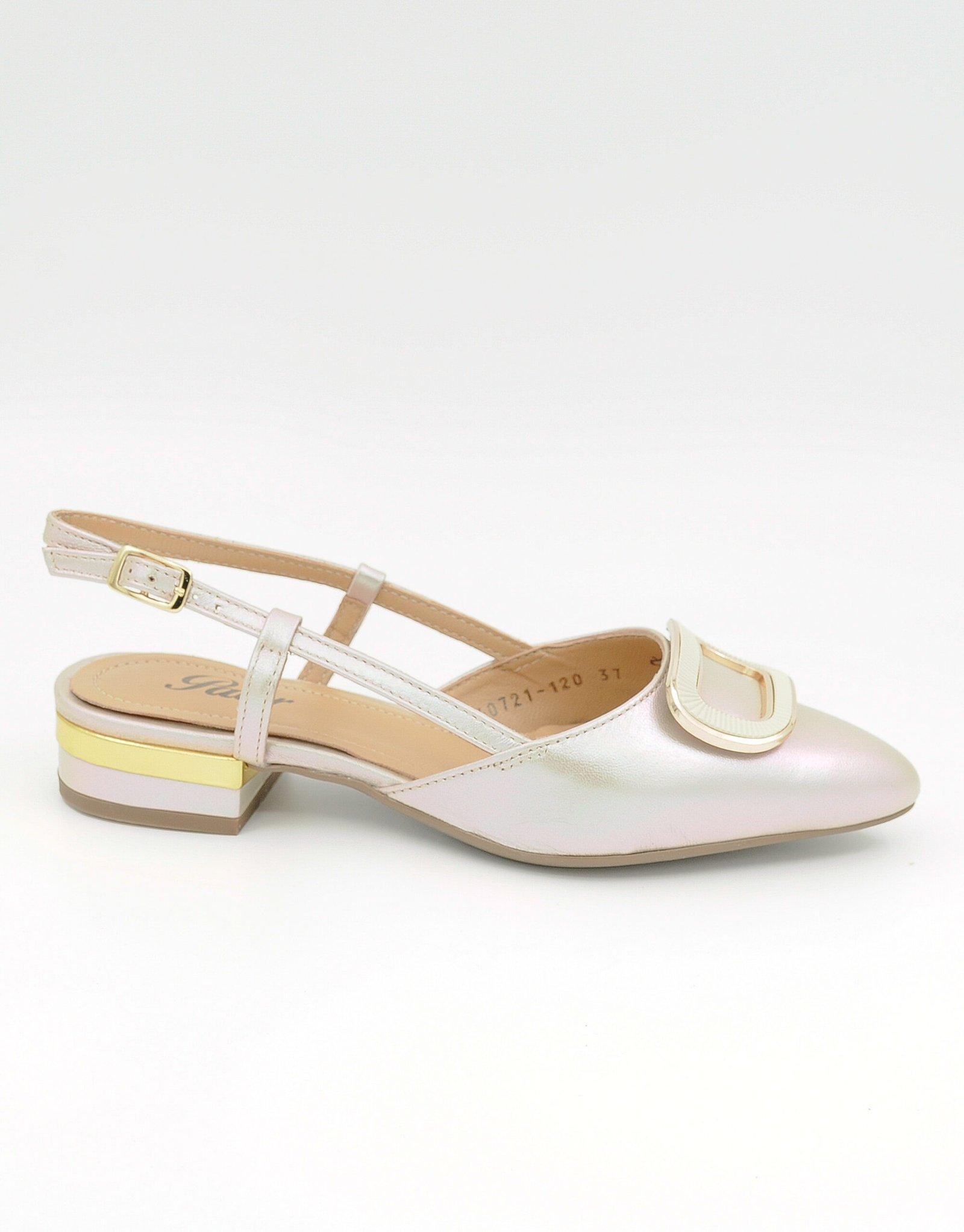 Paar Ženske kožne cipele sa petom 40721-120, Bež