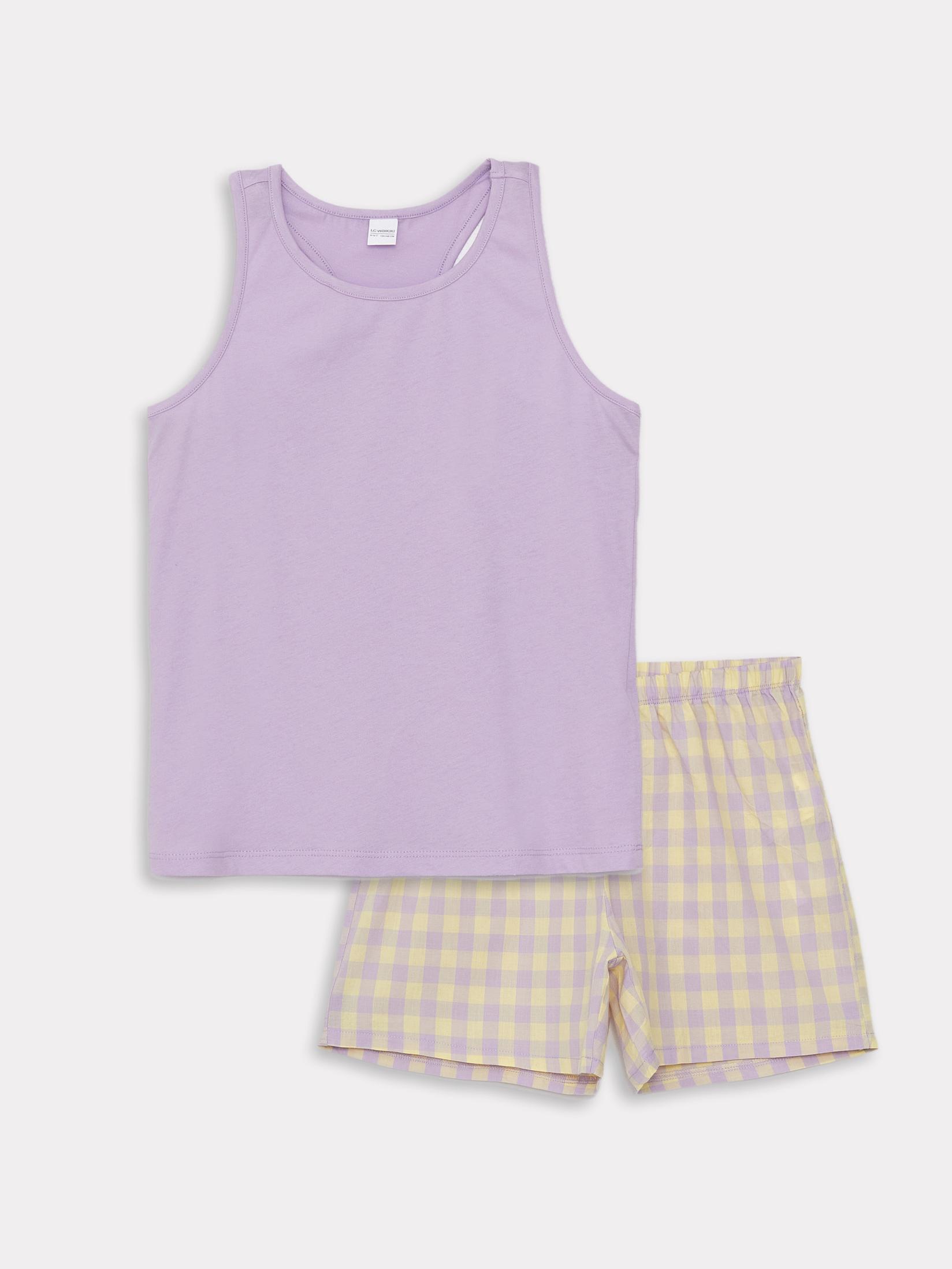 LC Waikiki Pidžama za devojčice S3H194Z4-KYB, Lavanda