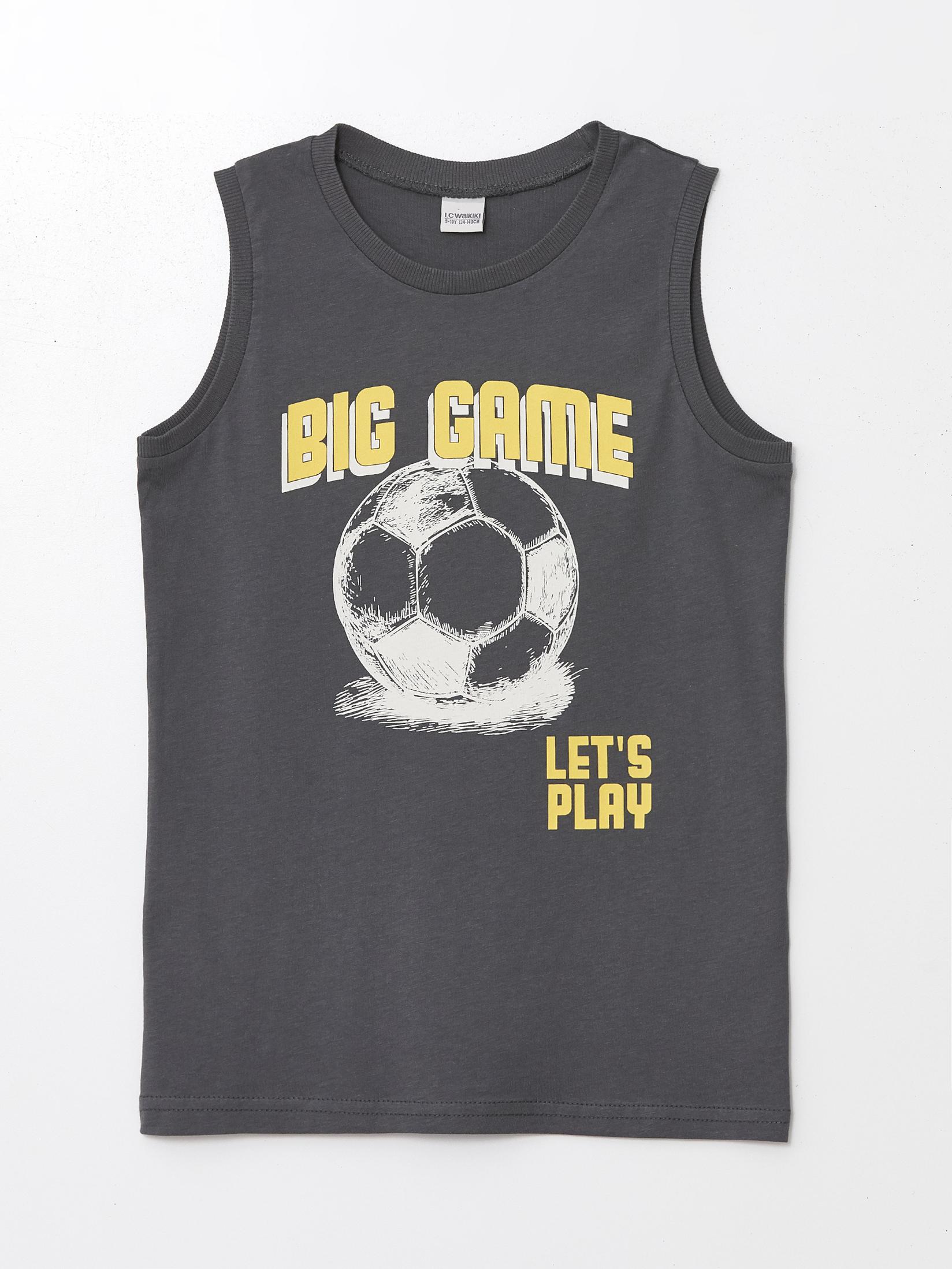 LC Waikiki Majica za dečake S4MP56Z4-YLE, Tamnosiva