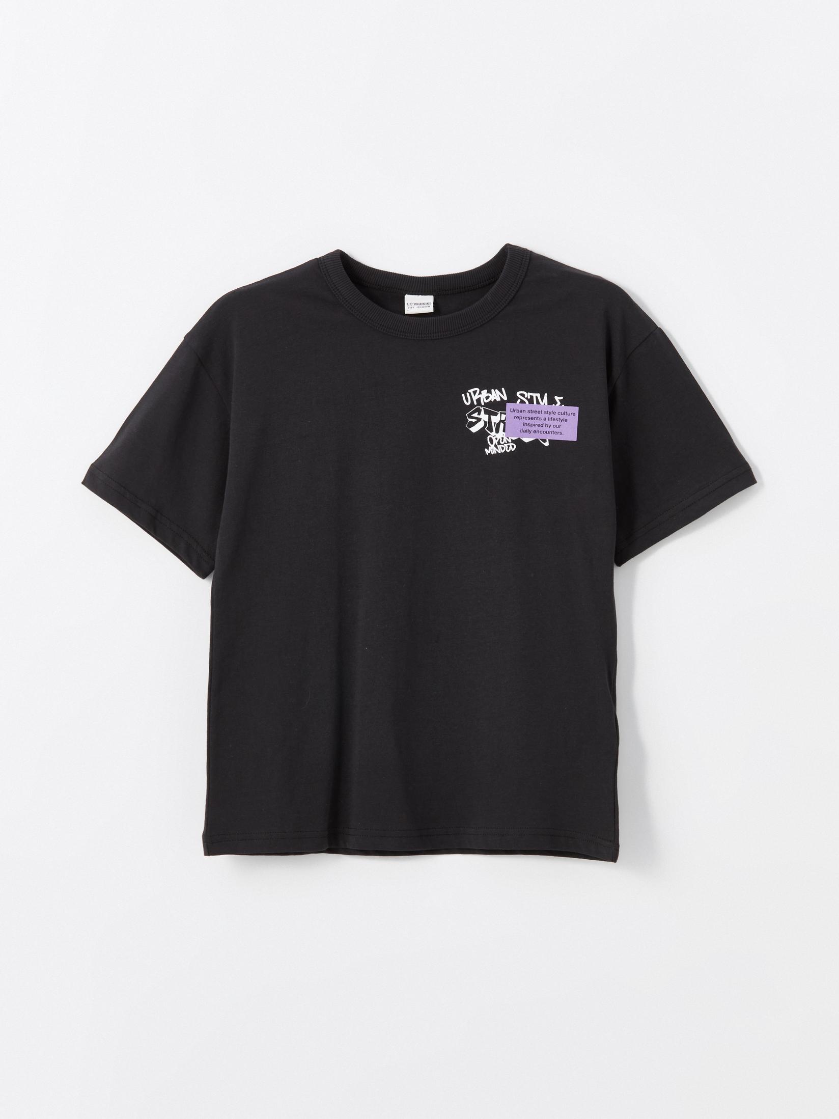 LC Waikiki Majica za dečake S4HI57Z4-HEG, Crna