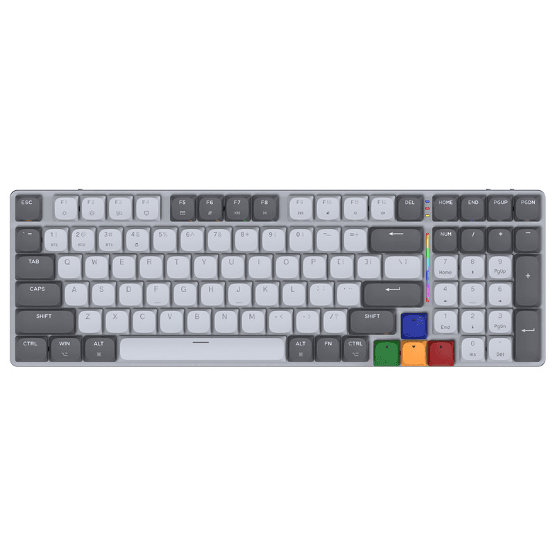Tastatura mehanicka Gaming Fantech MK916 RGB Maxfit AIR99 Wireless gray (brown switch)