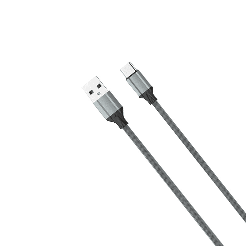 Kabel LDNIO LS442 USB na Type-C sivi 2m