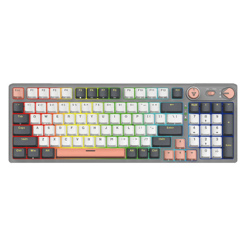 Tastatura Mehanicka Gaming Fantech MK914 RGB Atom PRO96 Wireless Saturn (red switch)
