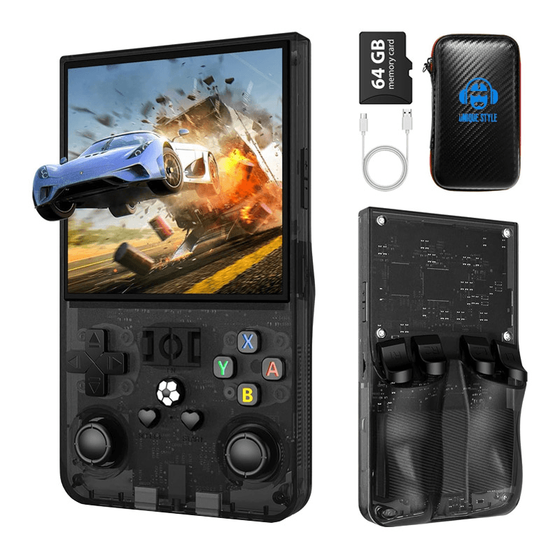 Rucna konzola GAME MASTER R36 Max 64GB transparent crna