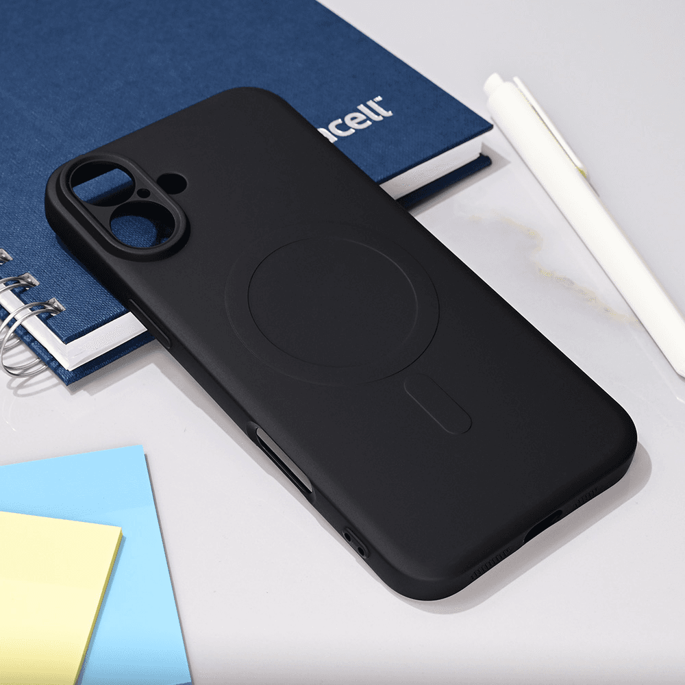 Maska za telefon iPhone 16 Plus TERACELL GIULIETTA, Magsafe, Crna