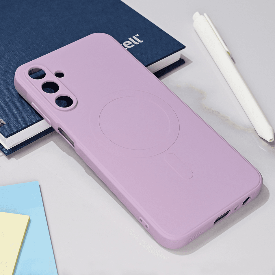 Maska za telefon Samsung A156B Galaxy A15 5G TERACELL GIULIETTA, Magsafe, Ljubičasta