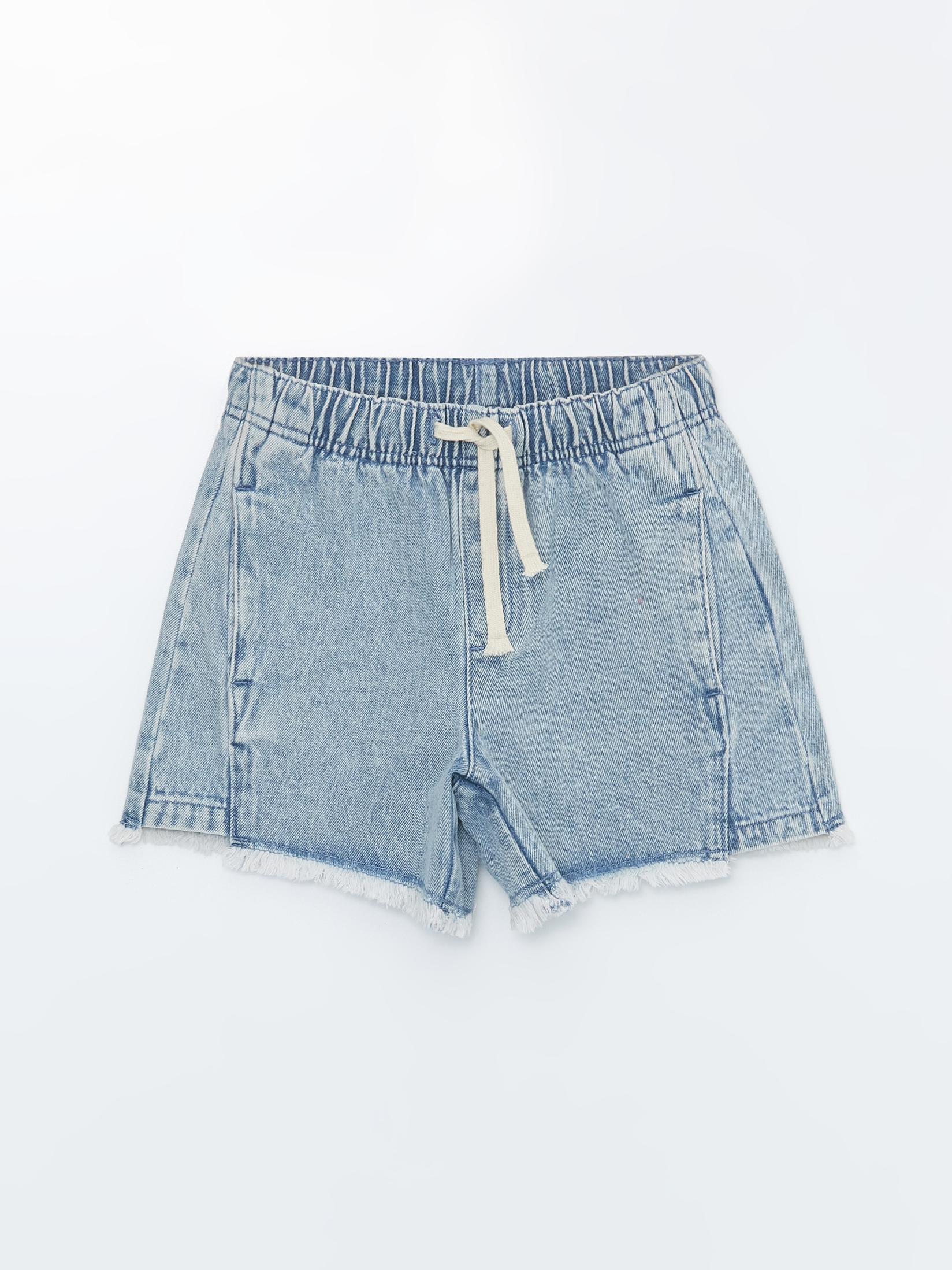 LC Waikiki Teksas šorc za devojčice S4FJ35Z4-SHK, Svetloplavi