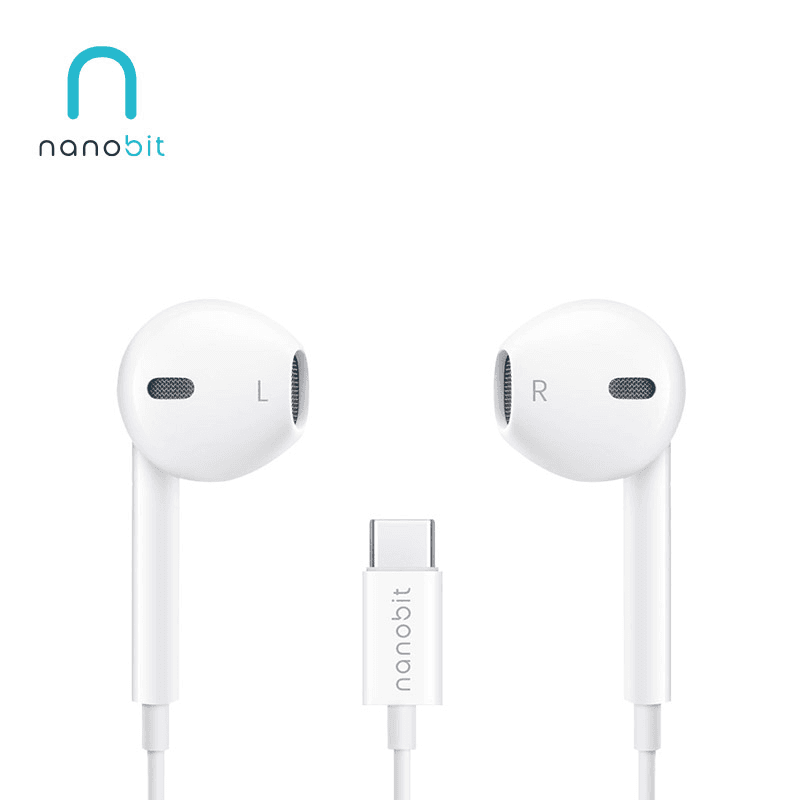 Slusalice NanoBeats NB302 Type-C bele