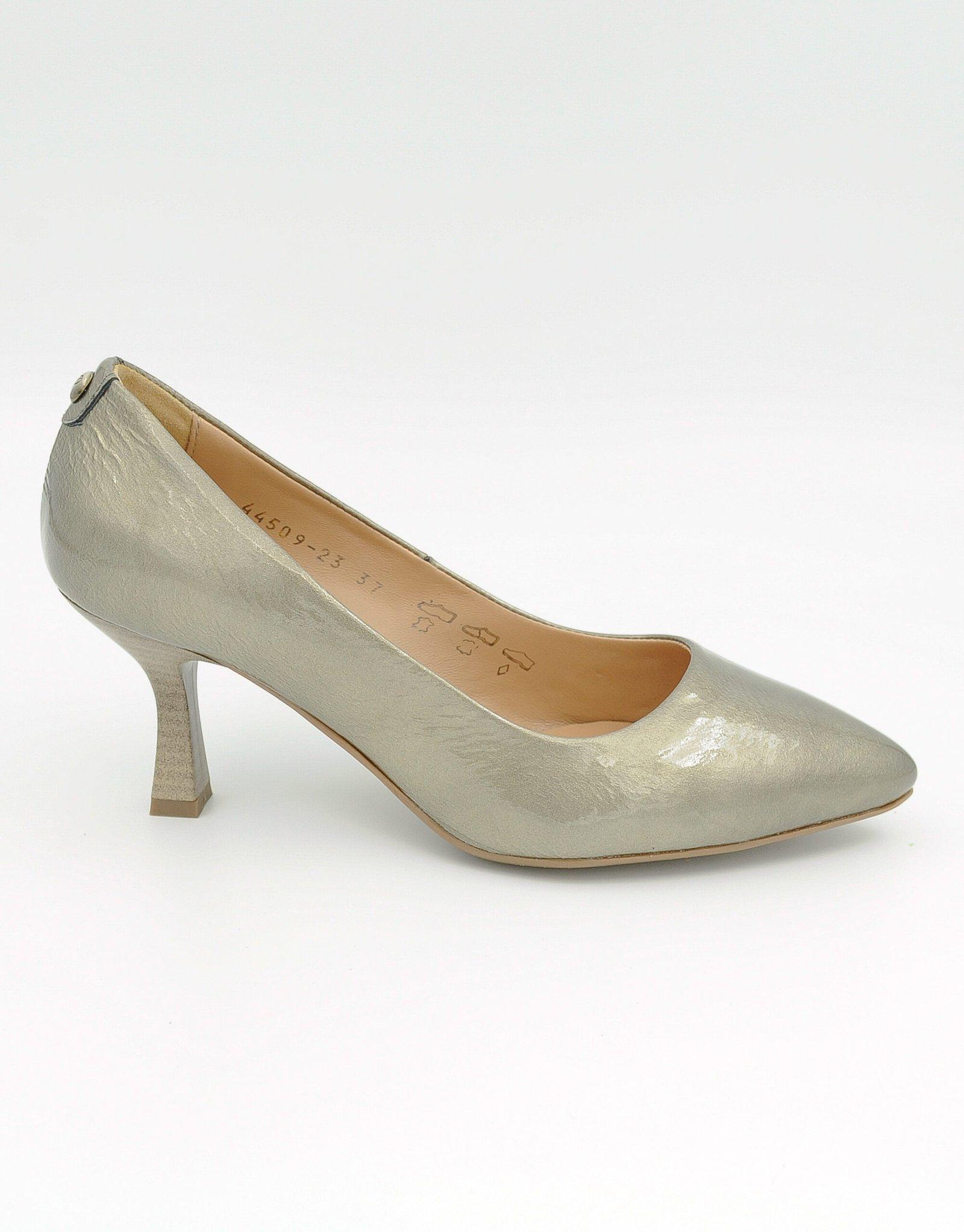 Paar Ženske kožne cipele na štiklu 44509-23, Bronza