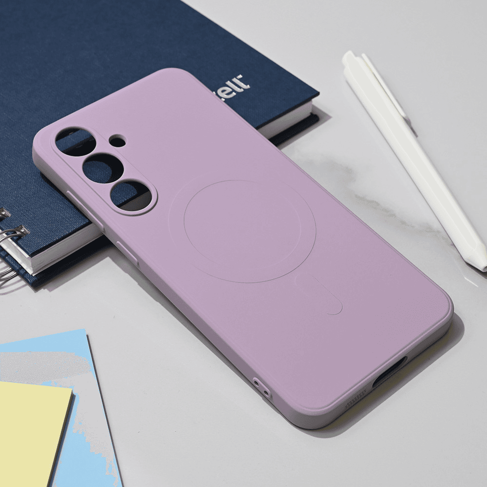 Maska za telefon Samsung S721B Galaxy S24 FE TERACELL GIULIETTA, Magsafe, Ljubičasta