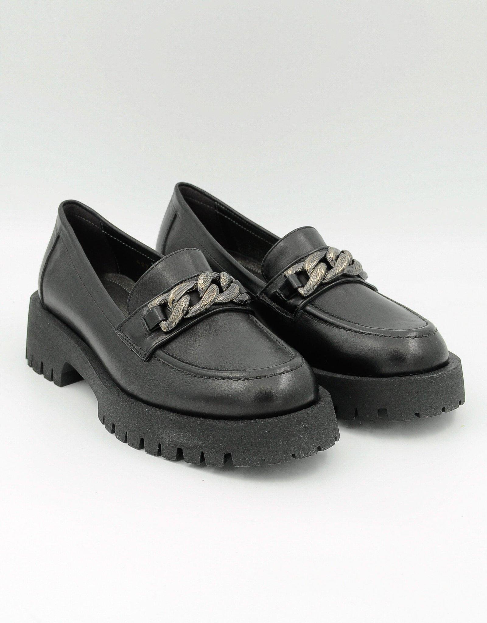 Paar Ženske kožne cipele 45707-1, Crne