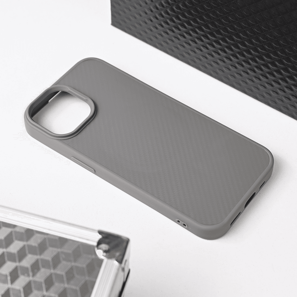 Maska za iPhone 13 6.1 Magsafe Kevlar siva